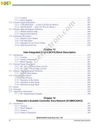 S912XHZ512F1CAL Datasheet Page 12