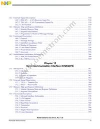S912XHZ512F1CAL Datasheet Page 13
