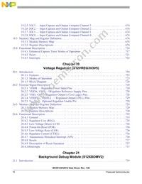 S912XHZ512F1CAL Datasheet Page 16