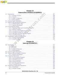 S912XHZ512F1CAL Datasheet Page 18