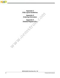 S912XHZ512F1CAL Datasheet Page 20