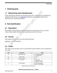 S9KEAZN8ACFK Datasheet Page 3