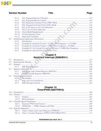 S9S08AW60E5CFGE Datasheet Page 15