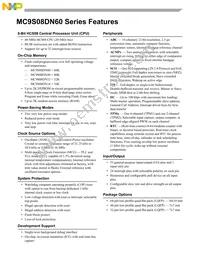 S9S08DN60F1MLF Datasheet Page 3