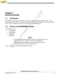 S9S08QD4J2MSC Datasheet Page 15