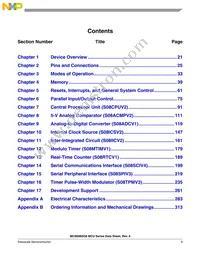 S9S08SG4E2MSC Datasheet Page 9