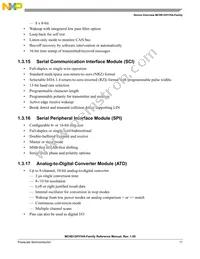 S9S12HY64J0MLL Datasheet Page 17