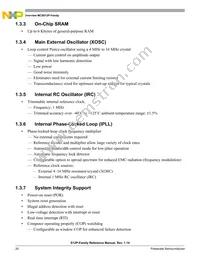 S9S12P96J0CLH Datasheet Page 20