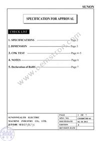 SA000-12004 Datasheet Page 2