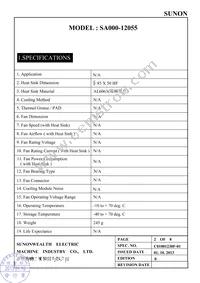 SA000-12055 Datasheet Page 3