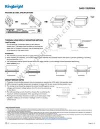 SA03-11SURKWA Datasheet Page 4