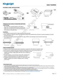 SA04-11SURKWA Datasheet Page 4