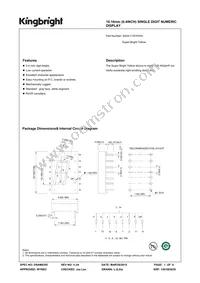 SA04-11SYKWA Datasheet Cover