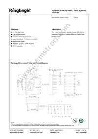 SA04-11YWA Datasheet Cover