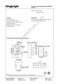 SA04-12SYKWA Datasheet Cover