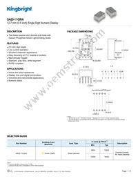 SA05-11GWA Datasheet Cover