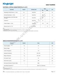 SA05-11SURKWA Datasheet Page 2