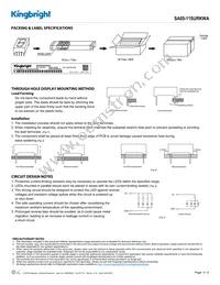 SA05-11SURKWA Datasheet Page 4