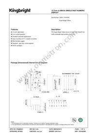 SA05-11SYKWA Datasheet Cover