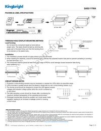 SA05-11YWA Datasheet Page 4