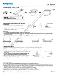 SA08-11CGKWA Datasheet Page 4