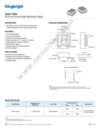 SA08-11GWA Datasheet Cover