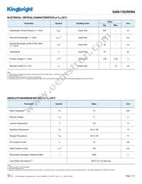 SA08-11SURKWA Datasheet Page 2