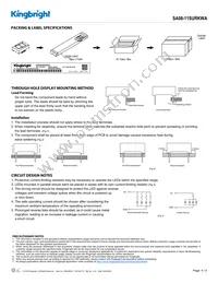 SA08-11SURKWA Datasheet Page 4