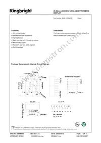 SA08-12CGKWA Datasheet Cover