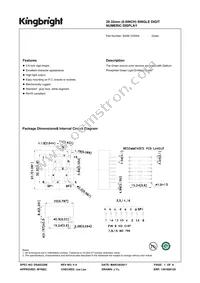 SA08-12GWA Datasheet Cover