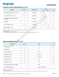 SA08-21SURKWA Datasheet Page 2