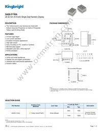 SA08-21YWA Datasheet Cover