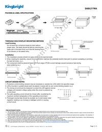 SA08-21YWA Datasheet Page 4