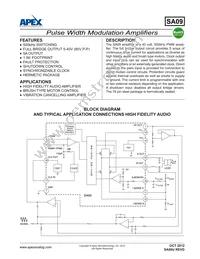 SA09 Datasheet Cover