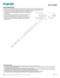 SA10-11CGKWA Datasheet Page 5