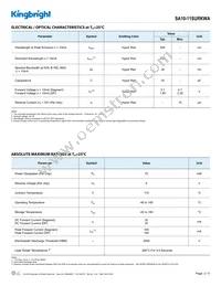 SA10-11SURKWA Datasheet Page 2