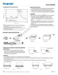 SA10-11SURKWA Datasheet Page 4