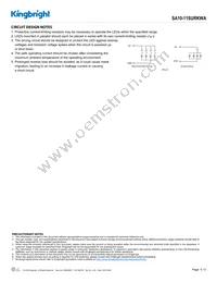 SA10-11SURKWA Datasheet Page 5