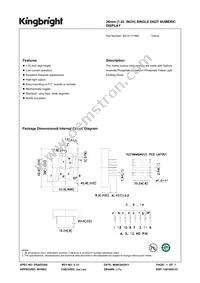 SA10-11YWA Datasheet Cover