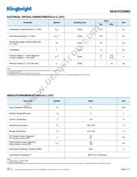 SA10-21CGKWA Datasheet Page 2