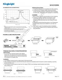 SA10-21CGKWA Datasheet Page 4