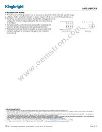 SA10-21SYKWA Datasheet Page 5