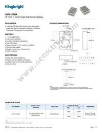 SA15-11EWA Datasheet Cover