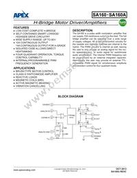 SA160A Datasheet Cover