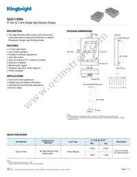 SA23-11EWA Datasheet Cover