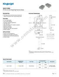 SA23-11GWA Datasheet Cover