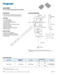 SA23-12GWA Datasheet Cover