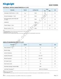 SA36-11CGKWA Datasheet Page 2