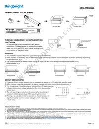 SA36-11CGKWA Datasheet Page 4