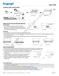 SA36-11GWA Datasheet Page 4